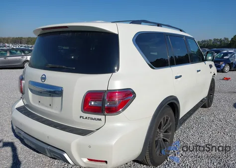 2017 Nissan Armada Platinum from USA, damaged, VIN JN8AY2NE3H9706632